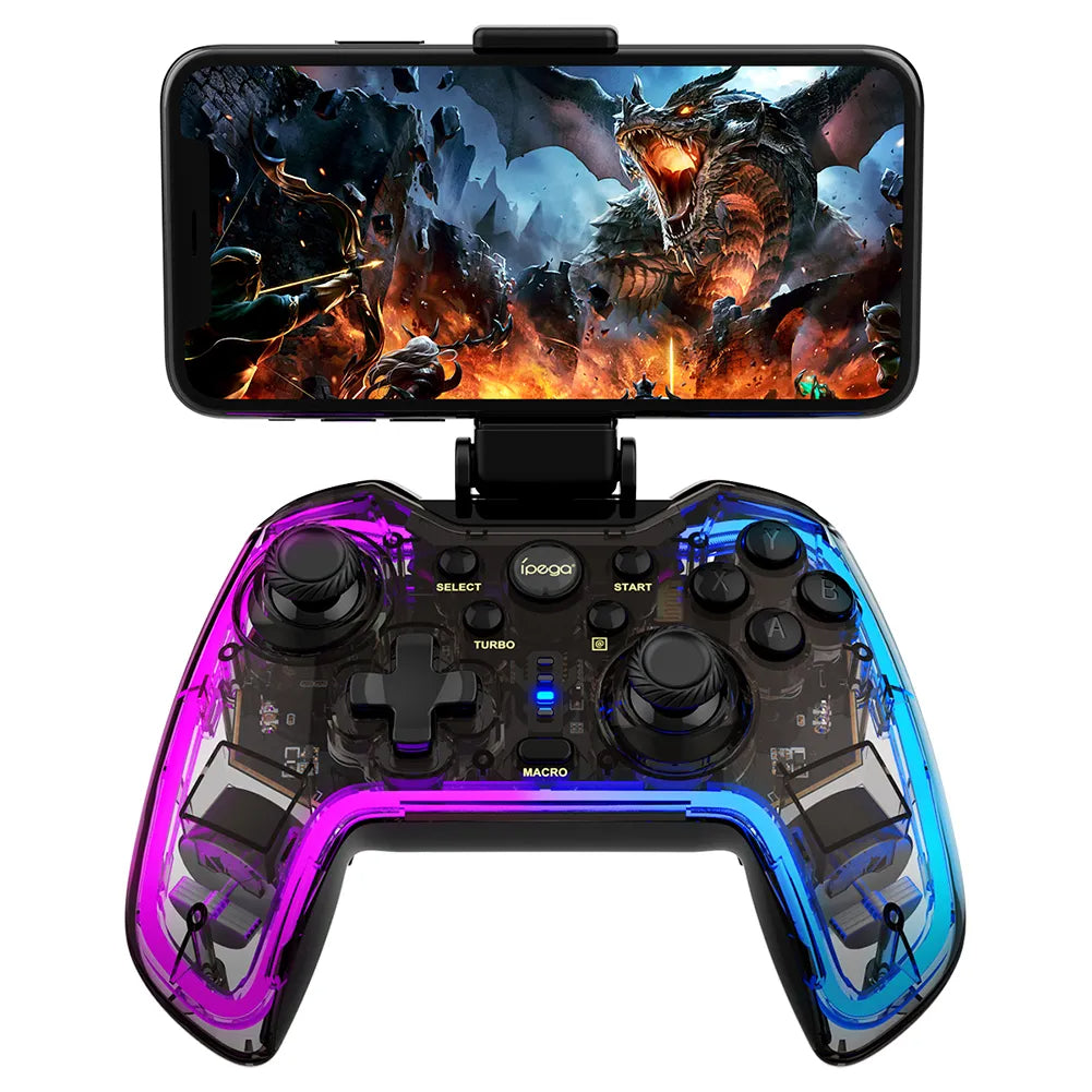 IPEGA PG-9238 Joystick Gamepad with Vibration RGB Wireless Controller for iOS Android Switch / PS3 / PC IPEGA PG-9238 Joystick Gamepad with Vibration RGB Wireless Controller for iOS Android Switch / PS3 / PC